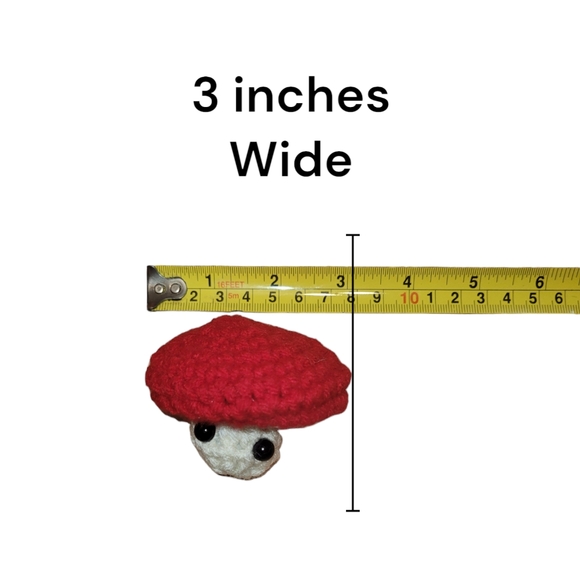 Crochet Fidget Pop Up Mushroom Toy Plushy - Picture 5 of 6